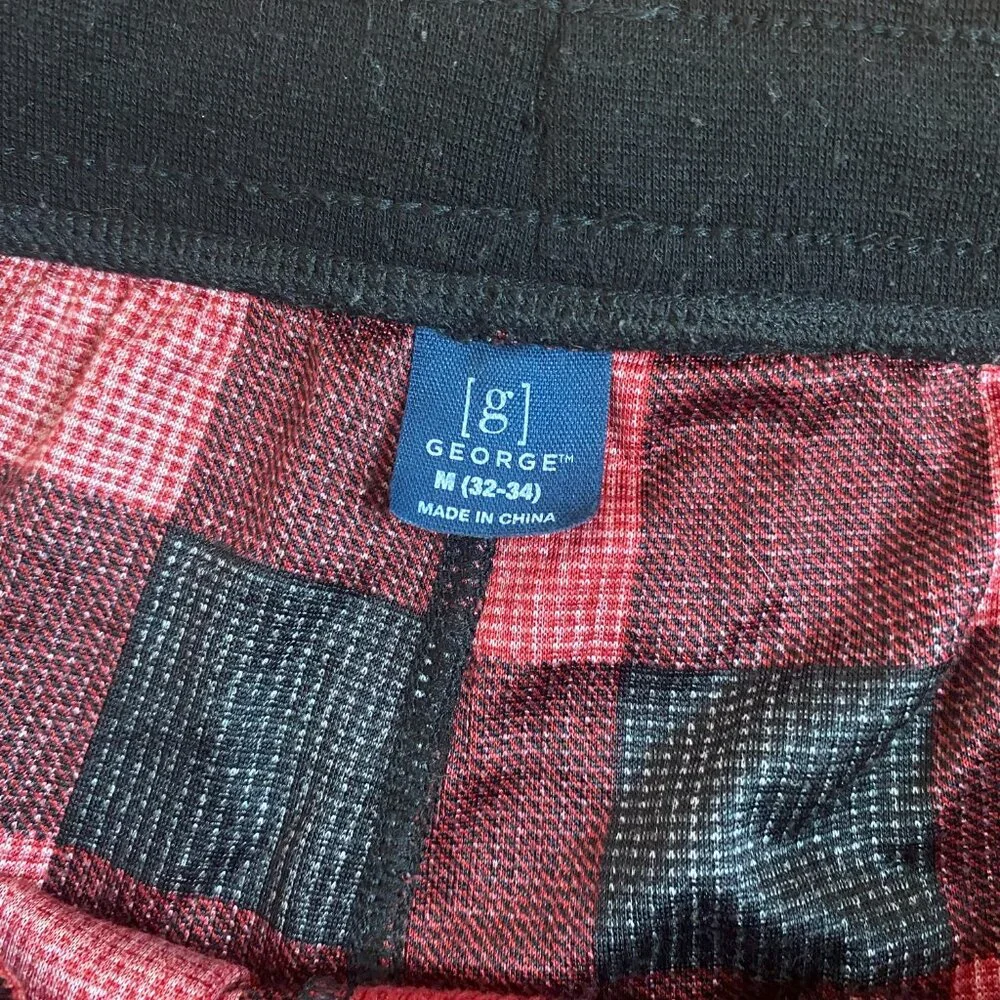 Plaid Pajama Pants Joggers size Medium